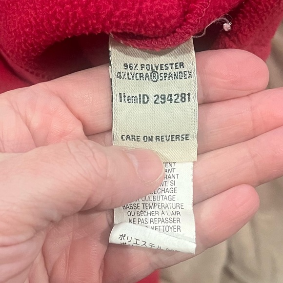 L.L. Bean Women’s Fleece Jacket – Red/Magneta – Size Small Petite (SPET) - Picture 4 of 9